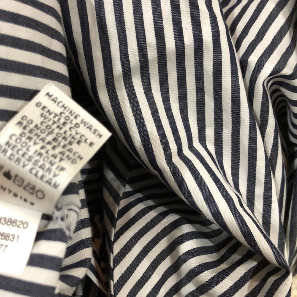 Neiman Marcus striped top size large cotton fabric - Picture 6 of 10